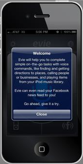 Evie iPhone App