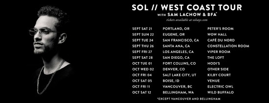 Sol and Sam Tour Flyer