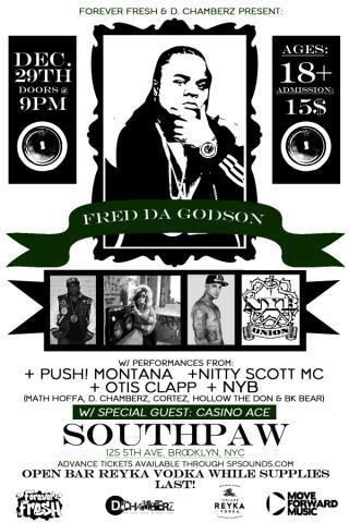 Fred the Godson, D. Chamberz & More [THURSDAY@SOUTH PAW]