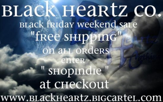 Black Heartz Co. – Black Friday Weekend – [FREE SHIPPING]