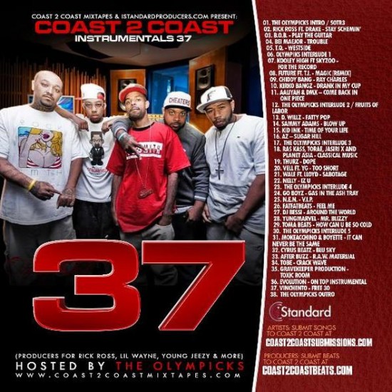 Coast 2 Coast Instrumentals Vol. 37 – Hosted By The Olympicks