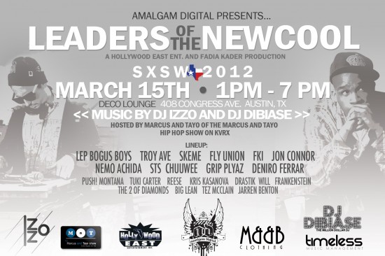 Amalgam Digital x Leaders of the New Cool x SXSW 2012 Showcase