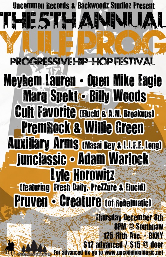 5th Annual Yule Prog / Progressive Hip-Hop Festival