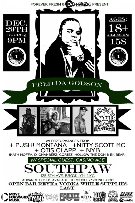 BX 2 BK LIVE, Dec. 29th @ SOUTHPAW