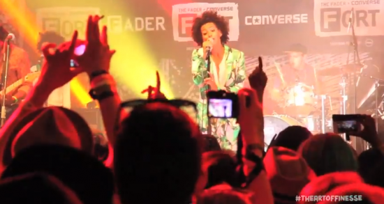 The Art of Finesse ft. Solange Knowles @ The Fader Fort [VIDEO]